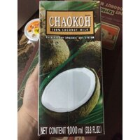 Nguyên Thùng 12 Hộp Nước Cốt Dừa Thái Lan Chaokoh 1L