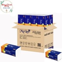 Nguyên thùng 20 gói Khăn giấy ăn Mylan Quả Táo Cao Cấp 4 Lớp (400 Tờ/Gói)- Công Nghệ Nhật Bản - Siêu dai,mềm mịn