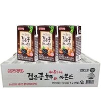 (Nguyên Thùng 24 hộp)Sữa Óc Chó Hạnh Nhân Đậu Đen Sahmyook 140ml