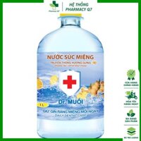 NGUYÊN THÙNG DR MUỐI HƯƠNG GỪNG / DR MUOI HUONG GUNG/ THÙNG 9 CHAI LOẠI 1 LÍT