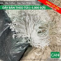 (Nguyên Túi) Dây sợi COTTON treo Tag nhãn mác - Loại cao cấp CANI