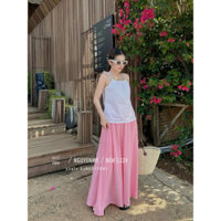 NGUYENMY-  Áo  yếm dây linen ( Hình ảnh chính chủ )