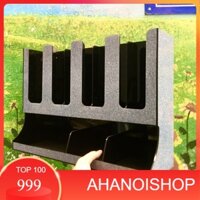 [NH] Kệ để ly cốc nhựa 2 tầng - Giá đựng ly cốc giấy mang về 2 tầng (7 ngăn) nhựa ABS dày dặn