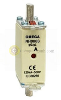 NH000S-50A – Cầu chì 50A NH000S 500VAC gG 120kA