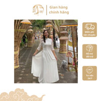 Nhã Bạch- Áo dài trắng tay lỡ