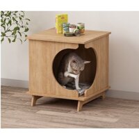 Nhà bằng gỗ cho mèo, các loại thú cưng tiện dụng