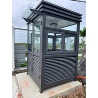 Nhà bảo vệ, bốt gác bảo vệ, cabin bảo vệ màu xám xingfa