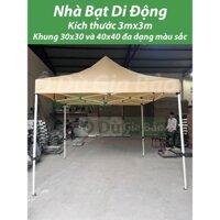 Nhà bạt di động 3mx3m,nhà liều di động kích thước 3Mx3M