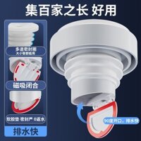 Nhà Bếp Cống Ống Niêm Phong Vòng Cắm Chống Trở Lại Mùi Dụng Cụ Tiện Dụng Máy Giặt Ống Xả Niêm Phong Van Kiểm Tra Phía Sau Làm Đầy