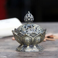 Nhà Bếp Gỗ Đàn Hương Hợp Kim Đồng Cổ Cho Phật Phòng Khách Tám Bếp Hương Thơm Tốt Lành Trà Đạo Đồ Trang Trí Trị Liệu 2503K25