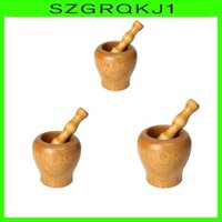Nhà Bếp Gỗ Vữa Và Pestle Bộ Tỏi Gừng Máy Xay Thủ Công Làm Cứng Tiện Ích Nhà Bếp Báo Chí Tỏi Cho Chutney