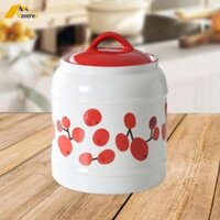 Nhà Bếp Hộp Đựng Thực Phẩm Gốm 1.5L Đa Năng Bát Ăn Quầy Trà Sứ Hộp Đựng Lọ Trang Trí Cho Bột Gia Vị