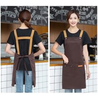 Nhà Bếp Nấu Ăn Tạp Dề Nữ Nam Túi Có Thể Điều Chỉnh Chống Thấm Nước Dày Tạp Dề Nướng Nhà Hàng Cafe Quần Áo Làm Việc Quần Áo Tạp Dề