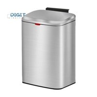 Nhà Bếp Treo Thùng Rác Nhỏ Bằng Thép Không Gỉ Có Nắp, Thùng Phân 2 Trong Cho Quầy &, 8L