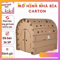 Nhà bìa  giấy carton cho bé