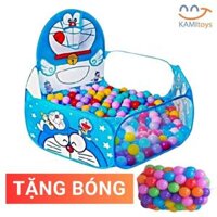 Nhà bóng cho bé tự bung gấp gọn Tặng bóng (Chọn mẫu) lều banh bóng rổ khung thép dẻo vải dù mã 50079
