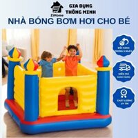 Nhà bóng hơi lâu đài cho bé , nhà bóng bơm hơi gấp gọn tại nhà, quây bóng hơi cho bé