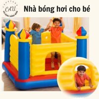 Nhà bóng hơi lâu đài cho bé , quây bóng hơi gấp gọn tại nhà , nhà bóng bơm hơi trẻ em