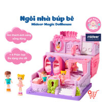 Nhà búp bê mini có âm thanh - Mideer Magic Dollhouse - Mô hình ngôi nhà kẹo ngọt cho bé gái 2 3 4 5 tuổi