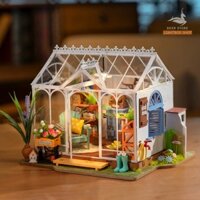 Nhà búp bê Robotime bằng gỗ tự lắp ráp Rolife Dreamy Garden House DIY DG163. Mô hình nhà gỗ 3d. Quà tặng ý nghĩa