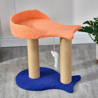 Nhà cây cho Mèo kết hợp trụ cào móng