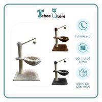 Nhà cây kết hợp trụ cào móng cho mèo có võng CT00031