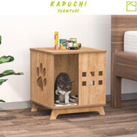 Nhà cho chó mèo gỗ MDF cao cấp KAPUCHI - KP206