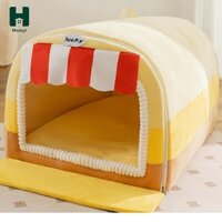 Nhà chó nhỏ Homyl Tổ mèo có thể tháo rời mềm mại và thoải mái cho chó con trong nhà