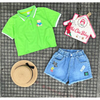 Nhà của Bống - Quần jeans đùi bé gái nhiều họa tiết size 33 - 48 kg