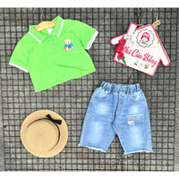 Nhà của Bống - Quần jeans lửng bé gái phối chữ Fatality (22 - 36 kg)