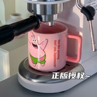 Nhà Đẹp Chính Hãng Spongebob Pie Big Star Gốm Hộp Với Cặp Đôi Quà Tặng Phim Hoạt Hình Cốc Nước