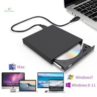 [Nhà Điện] USB 2.0 Bên Ngoài CD DVD Ổ Đĩa Ghi CD-RW Đầu Ghi Đầu Đọc Ổ Đĩa Quang Cho Mac Laptop PC Đầu Ghi DVD DVD Portatil mới