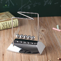 [Nhà Điện] Z Newton Cradle Pendulum Bóng Vật Lý Khoa Học Con lắc Cân Bằng Thép Trang Trí Bàn mới