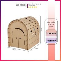 Nhà giấy carton lắp ráp cho bé