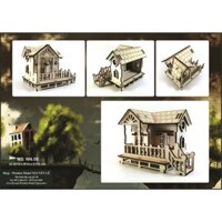 Nhà gỗ - Mô hình lắp ráp gỗ 3D