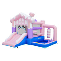 Nhà Hơi Mini Lâu Đài Tuyết