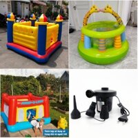 Nhà hơi nhún cho bé 48259 siêu SALE Qùa  Bơm điện +bóng 51 cm + bộ vá trị giá 200k