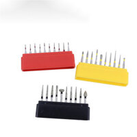 Nha Khoa Kim Cương Burs Răng Sứ Gốm Sứ Đánh Bóng Tổng Hợp FG 1.6mm Cho Tay Cầm Tốc Độ Cao 10 Chiếc