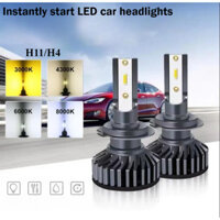 Nhà máy bán buôn Đèn pha Led H4 / H11 F2 Csp1860Chip 30W Nhôm 8000K Bóng đèn Led ô tô cho ô tô