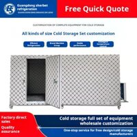 Nhà máy Bán hàng trực tiếp Có thể tùy chỉnh Lưu trữ lạnh di động lớn Tủ đông thực phẩm tươi sống lớn Xây dựng một cửa Kết hợp Lưu trữ lạnh Nhiệt độ cực thấp Lưu trữ lạnh