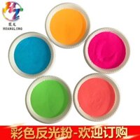 Nhà máy Bán Hàng Trực Tiếp Màu Xám Bột Phản Quang Trắng Bột Phản Quang Màu Đen Bột Phản Quang Thủy Tinh Hạt Micro Phản Quang Bột Da