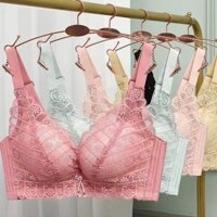 Nhà máy Bán Hàng Trực Tiếp Ren Quần Lót Gợi Cảm Vừa Dày Vú Nhỏ Push-Up Áo Ngực Có Thể Điều Chỉnh Không Vòng Thép Breast-Receiv