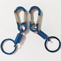 Nhà Máy Cung Cấp Sáng Tạo Thép Không Gỉ Móc Khóa Nam Nữ Eo Treo Xe Móc Khóa Cặp Đôi Nướng Phong Lan Móc Khóa