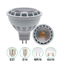 Nhà máy cung cấp trực tiếp cốc đèn LED GU5.3 3W 5W 7W, cốc đèn GU10 bằng nhôm đúc, đèn MR16 điện áp thấp 12V