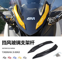 Nhà máy Hàng có sẵn Phụ kiện xe máy Yamaha X-MAX Sửa đổi kính chắn gió lệch khung thanh dải trang trí