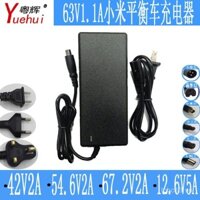 Nhà máy nguồn 63V 1.1A sạc xe tay ga cân bằng Xiaomi No.9 sạc pin lithium xe tay ga