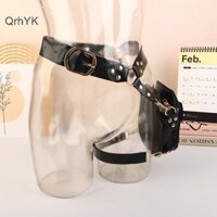 Nhà Máy Thời Trang Retro Punk Da PU Thắt Lưng Thả Chân Túi Thường Ngày Vuông Eo Túi Ngoài Trời Chân Túi Điện Thoại Xe Máy Cross Fanny Túi QrhYK