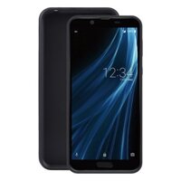 Nhà máy trực tiếp TPU Vỏ điện thoại cho Sharp Aquos sense 2 / SH-M08 / SH-01L / SHV43 (Đen)