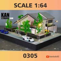 Nhà mô hình thu nhỏ tỉ lệ 1:64 - Diorama house