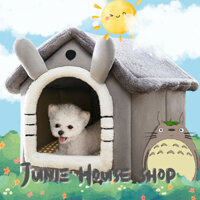 Nhà nệm Totoro bông êm ái siêu to cho chó mèo